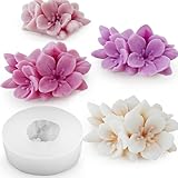 3D Kirschblüte Kerzenform Duftkerze Silikonform Blumen Duftkerzen Silikonformen Gießformen Silikon...