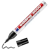 edding 3000 Permanentmarker - schwarz - 1 Stift - Rund-Spitze 1,5-3 mm - schnell trocknender...