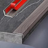 Treppenkantenprofil, Kanten Stufen Winkel Schutzprofil, L Winkelprofil Aluminium, Verschleißfest...