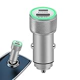 2-in-1-Autoladegerät, USB-Autoladegerät,Auto-USB-Adapter, Feuerzeug, 2-in-1-Ladegerät | Road Trip...