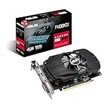 ASUS Phoenix Radeon RX 550 EVO 4GB Gaming Grafikkarte ( GDDR5, PCIe 3.0, 1x DVI, 1x HDMI 2.0b, 1x...