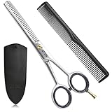 GTEX Effilierschere Friseur - Professionelles Ausdünnschere Haare - 6,5 Zoll Haarschneideschere -...