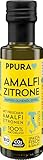 PPURA Bio Natives Olivenöl Extra Amalfi Zitrone | Italienisches Oliven Öl mit frischen Amalfi...