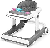 Bellababy Lauflernhilfe Babywalker,Lauflernwagen Baby Walker Babywippe mit Rollen, justierbare...