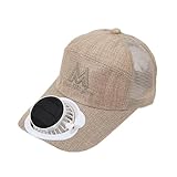 Generisch Solarbetriebener Sonnenhut mit integrierter USB-Ladefunktion für Outdoor-Aktivitäten...