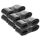 ABOOFAN 6 Stück Tennisschläger Griffbänder aus PU rutschfest und Schweißabsorbierend Schwarz...