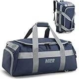 MIER Sporttaschen für Männer Großer Duffel-Rucksack mit Schuhfach, 60L Convertible Duffle Bags...