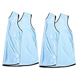 Milisten 2 Stück Teiliges Erwachsene Fußball Basketball Trainingsleibchen aus Polyester...