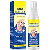Clawrex Fußspray, 120ml Teebaumöl Fußpilz Spray, Prävention Von Fußpilz, Beseitigt Fußgeruch...