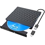 LPUNCD Externes Blu Ray CD DVD Laufwerk USB 3.0 & Type-C, Bluray CD Laufwerk Extern USB DVD Brenner...