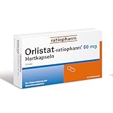 Orlistat-ratiopharm® 60 mg Hartkapseln: Unterstützt die Gewichtsabnahme bei Übergewicht ab einem...