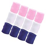 SHERCHPRY 12 Stück Elastische Handgelenkbandagen aus Baumwolle Atmungsaktiv Schweißabsorbierend...