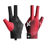 Wnddle Billard Handschuh, Billard Handschuh Links, Snooker Handschuhe, Billiard Pool Cue Gloves,...