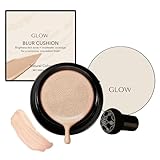 Foundation-Kissen – Make-up Full Coverage Foundation, 2026 Neues Pilzkopf-Luftkissen CC Creme,...
