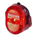 Sigma Sport LED Akku Fahrradbeleuchtung NUGGET II, 400 m Sichtbarkeit, wiederaufladbares Rücklicht,...