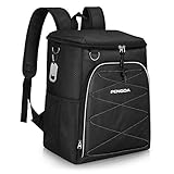 PENGDA 25L Kühlrucksack Kühltasche - 36 Dosen Groß Isoliertasche Wasserdichter Picknickrucksack...