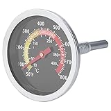 Edelstahl-BBQ-Thermometer, Hochwertige Temperaturanzeige, Zum Kochen, Geeignet für BBQ-Grill,...