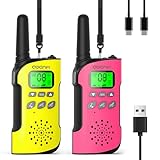 AWANFI Walkie Talkie Kinder, Walkie Talkie Aufladbar mit Akku, Funkgeräte Set, Walki Talki mit VOX,...