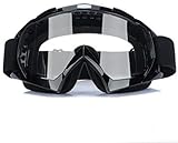 Binnan Motorrad Schutzbrille,Crossbrille Wind Staubschutz Sportbrille Motorrad Goggles für Outdoor...