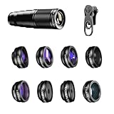 Blmirror 10 in 1 Handy Objektiv Kit 22X Teleobjektiv...