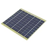 Gedourain Solarpanel-Modul, Polysilizium-Solarzelle 6W 0-330MA 6W Solarpanel für Auto Campingwagen,...