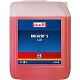 Buzil Sanitärreiniger Bucazid S G467 kraftvoller Reiniger, für Bad und WC mit Geruchsblocker, rot,...