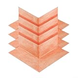 Pumixiy 4/10-teilige wasserdichte Eckmembran für Dusche, Badewanne und Dampfbad, Polyethylen,...