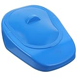 Abaodam Tragbare Bettpfanne mit Deckel aus Langlebigem Kunststoff Kompakte Größe für Ältere...