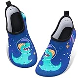 WAWSAM Kinder Strandschuhe Jungen Schwimmschuhe Aqua Schuhe (Blau, Kleinkind, 28, Numerisch...