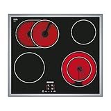 Siemens ET645HN17E iQ300 Glaskeramik-Kochfeld, 60 cm, Made in Germany, Flachrahmen-Design,...