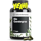 Bio Gerstengras – 1500mg je Tagesdosis – aus deutschem Anbau – 180 Kapseln – vegan,...