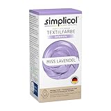 simplicol Textilfarbe intensiv, Miss Lavendel 1027249, Einfaches Färben in der Waschmaschine,...