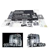 wheelfun 1/14 8X4 770S 56371 RC Traktor LKW Funkgesteuertes Auto Modell Bausatz 3-Gang-Getriebe RC...