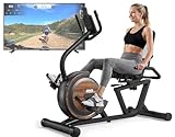 GENIXFIT BM5 Liegeergometer - 150kg belastbar, für Zuhause, Fitness & Rehabilitation - 16...