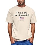 LILIHOT T Shirt Herren Sportbekleidung T-Shirts Rundhals Tee Slogan Aufdruck T-Shirt Kurzarm...