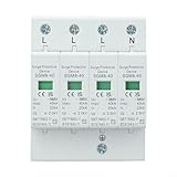 4P Überspannungsschutzgerät für 420 VAC Schalttafeln, Schutz Überspannungsableiter bewertet 20...