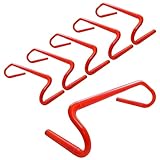 6 x Agility-Hürden für Geschwindigkeitstraining, 15,2 cm hoch, abnehmbar, platzsparend,...