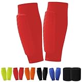 Fußball Schienbeinschoner Schoner Ärmel Kollisionsvermeidung Protektor für Fußball...