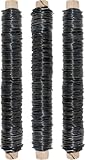 Wickeldraht schwarz | 0,65 mm, 38 m Rolle | Langlebig, sicher und einfach zu handhaben | Ideal für...