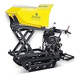 BAMATO Mini Raupendumper | MTR-550PROL mit Kipphydraulik und Liftfunktion | Zuladung: bis 500 kg...