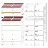 200 PCS Leicht Abziehbare Gefrieretiketten, 60 MM × 30 MM Ablösbare Etiketten Ohne Rückstände,...