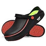 SECHRITE Gartenschuhe für Damen Herren küchenschuhe Wasserdichter rutschfest Arbeitsschuhe küche...