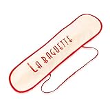 sac à sac ® Beutel für Baguette, 73 X 19 cm 100% Baumwolle, Frankreich