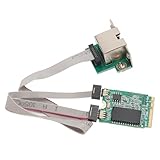 M.2 A E-Netzwerkkarte, Ethernet-Adapter mit RJ45-Steckplatz, Gebogene...