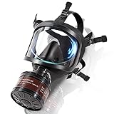 HANUU Gasmasken Survival Nuklear und Chemie, Gasmaske Militärische Taktische Atemschutzmaske,...