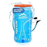 Alpenwert® Trinkblase mit Trinkschlauch [Wasserblase 2L/3L BPA FREE] Ultraleicht Trinksystem für...