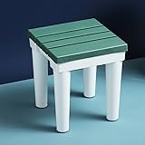 Duschhocker, Wohnzimmer, Badezimmer, quadratisch, kleiner Sitzhocker, rutschfester...