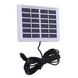 Bonbela 1,2 W 6V Solarpanel mit USB -Port Polykristallinen Silizium -Solar Ladebereich