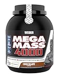 Weider Mega Mass 4000 - Weight Gainer Pulver mit 48g Protein & Kreatin pro Portion - Für...