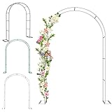 Stabile Metall-Gartenbogen-Pergola – robuster verzinkter Rahmen, ideal für Kletterpflanzen und...